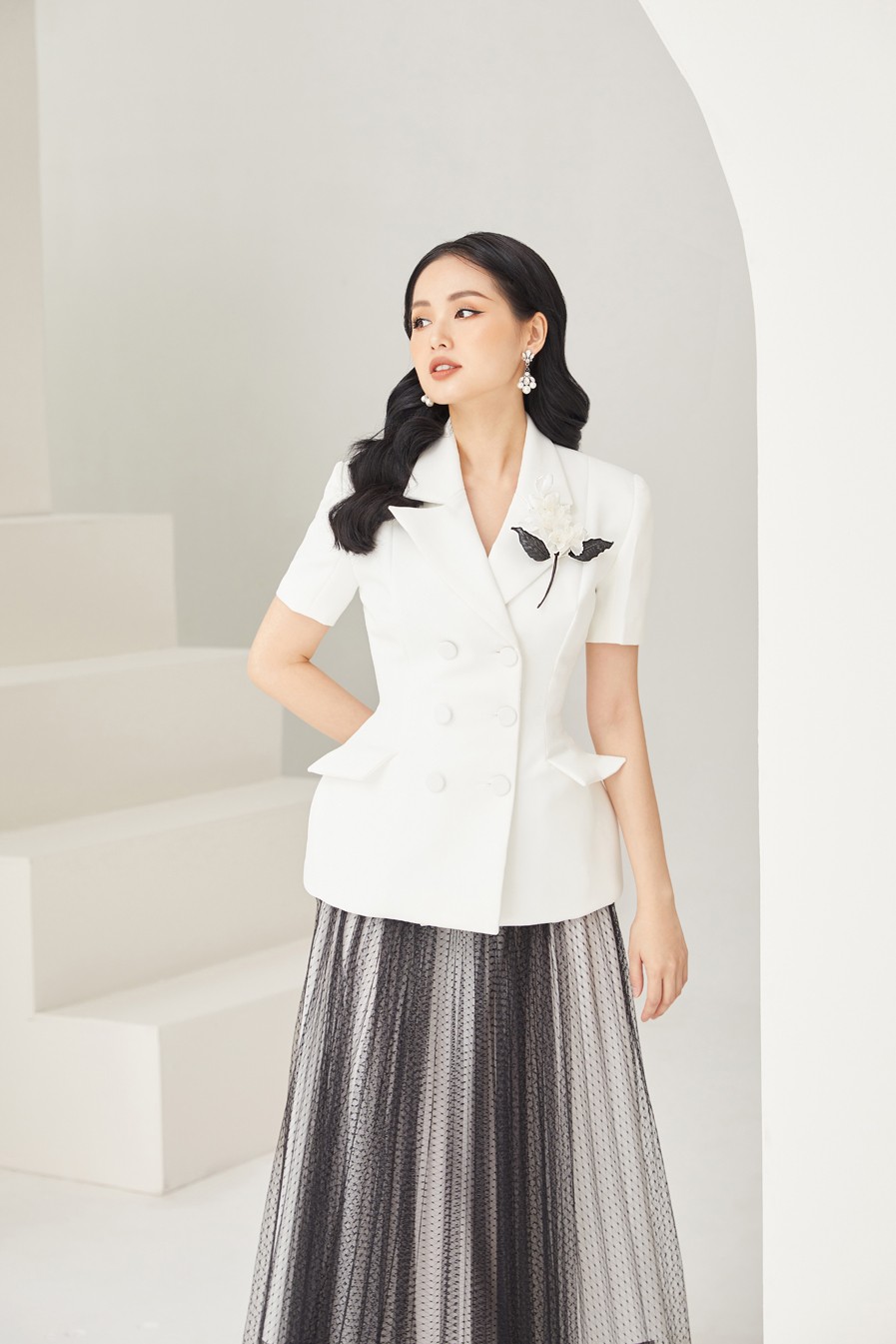 DESI JACKET X DESI SKIRT X SIGNATURE LOVE FLOWER