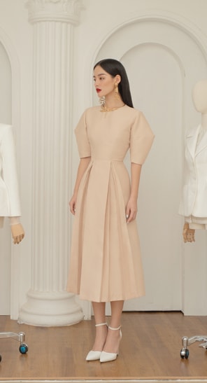 CLARK BEIGE DRESS