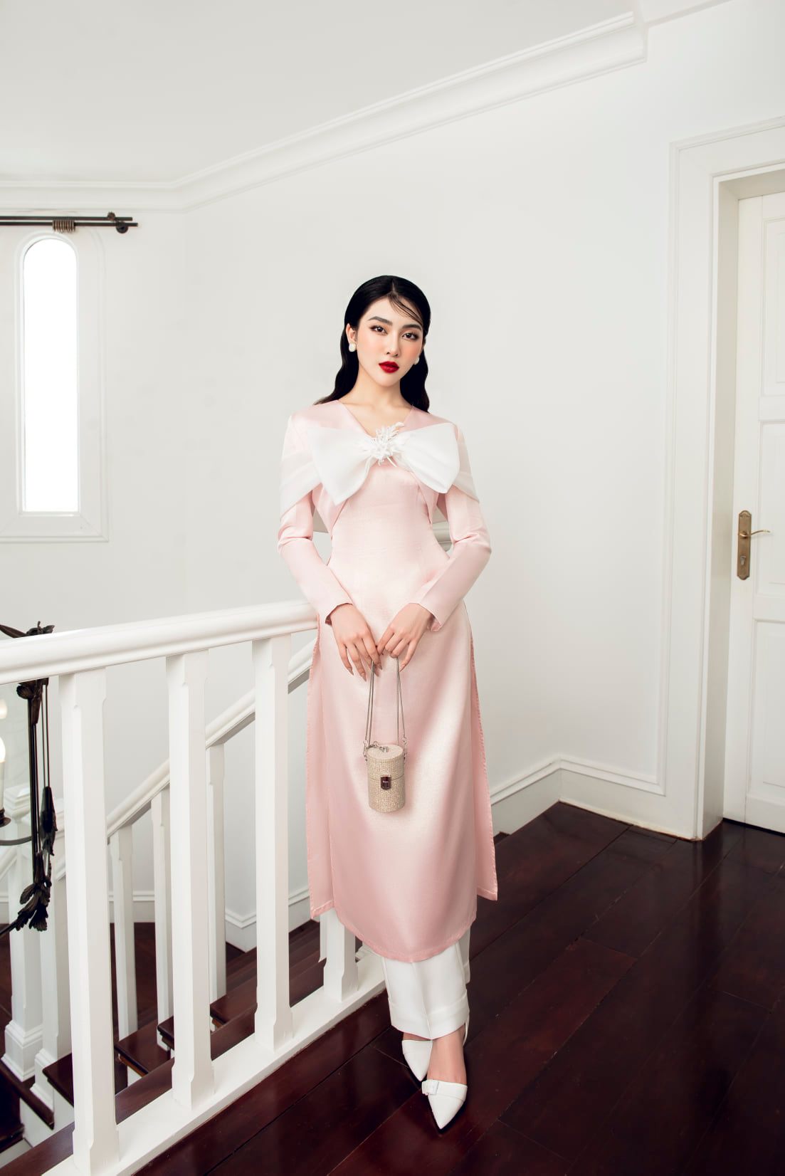 ÁO DÀI PINK 1