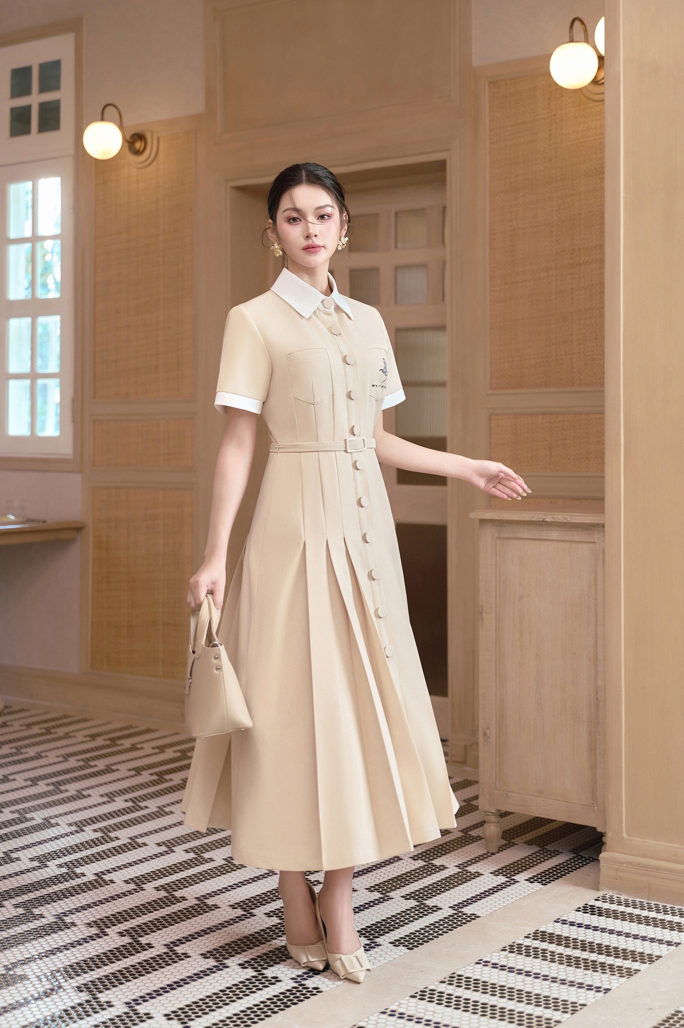 TOVE BEIGE DRESS