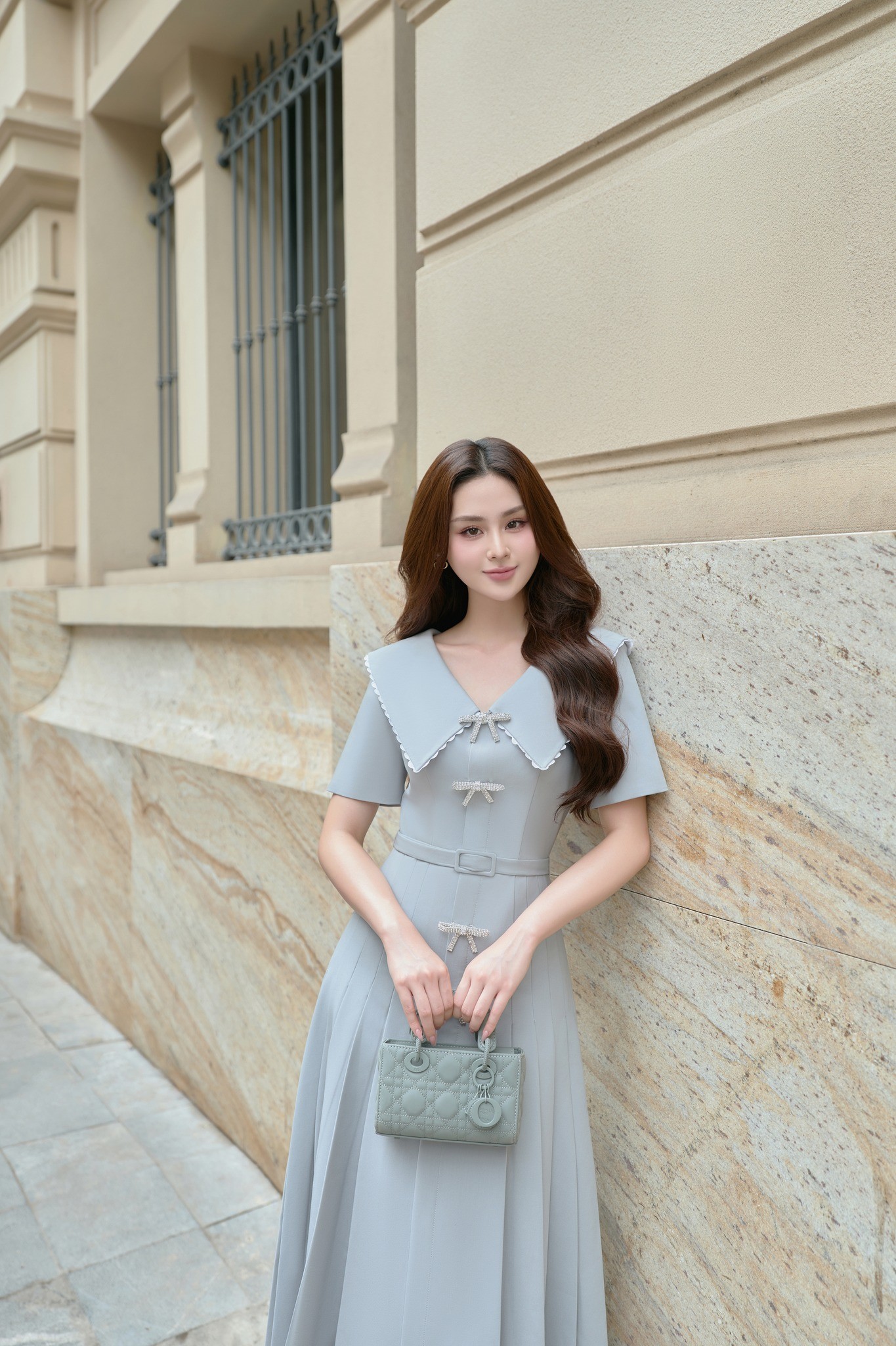 BLUEBOWS DRESS