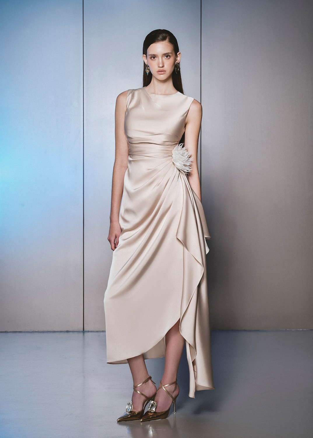 KAYTLYN BEIGE DRESS