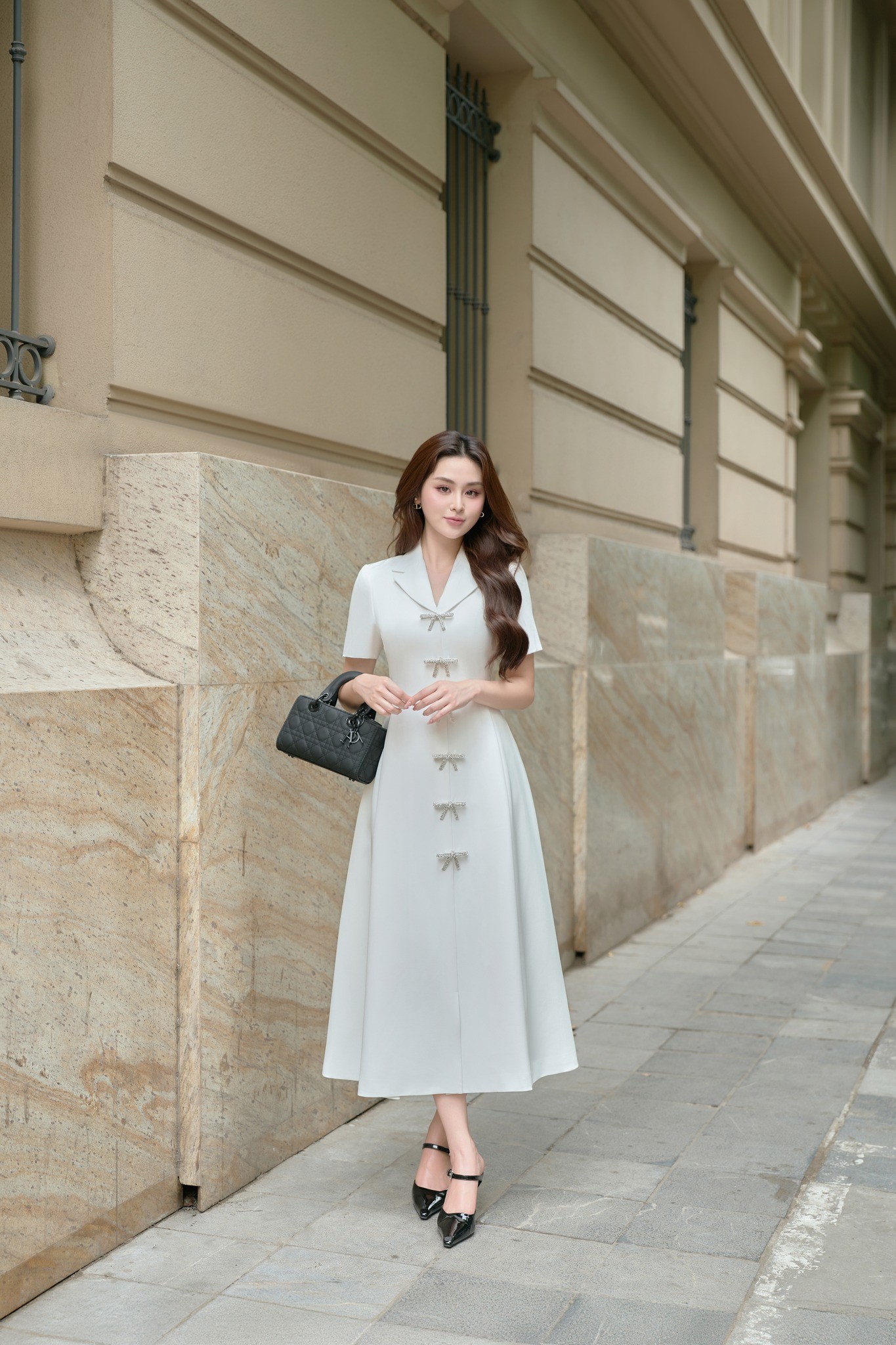 WHITEBOWS DRESS